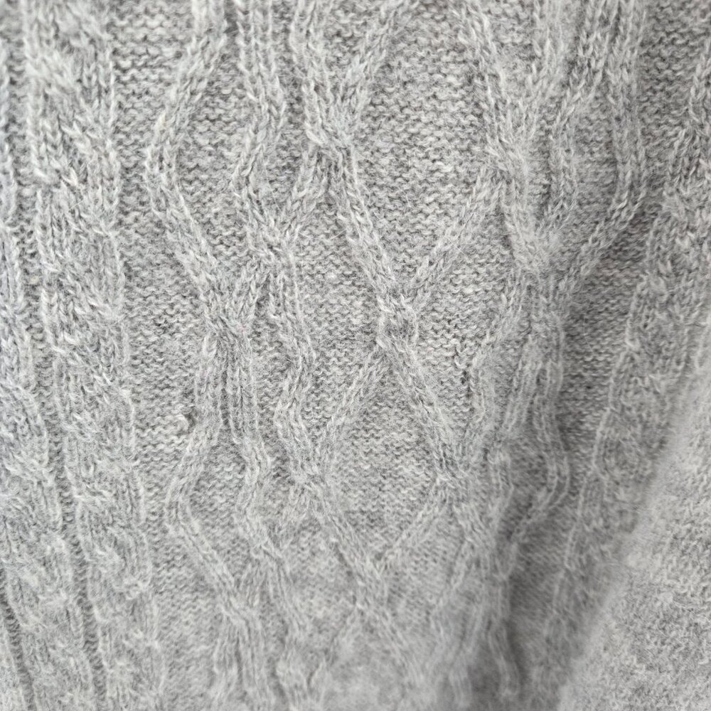 Peruvian Connection Peru Gray Elspeth Royal Alpaca Maxi Dress Size XS FLAWS - Picture 7 of 14